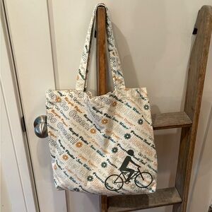 Eco-Friendly Reusable Tote Bag - Cream